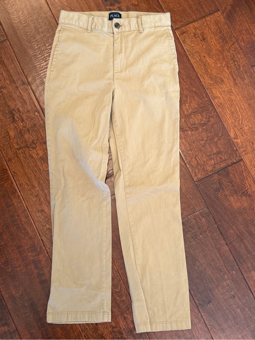 2 pair Place Boys' Tan Khaki Chino Pants